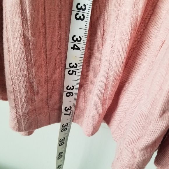 Torrid Pink Fit and Flare 3/4 Sleeve Ribbed Skater Dress Size 1 - Picture 10 of 12